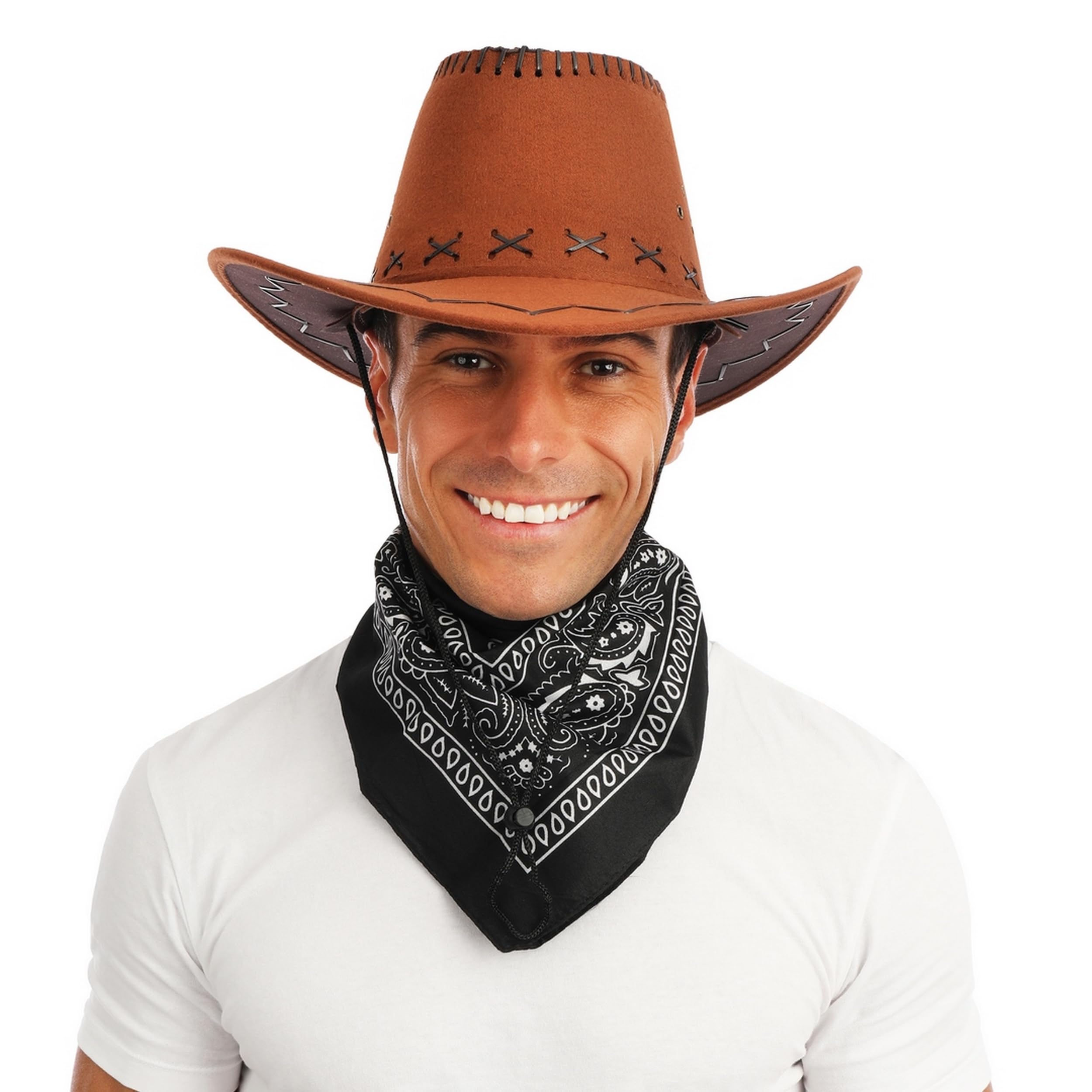 ptit-clown-cowboy-bandana-f-r-erwachsene-halstuch-western image 2
