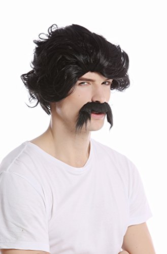 wig-me-up-0025-za103-per-cke-mit-bart-mexiko-bandit-kartellboss-schwarz image 5