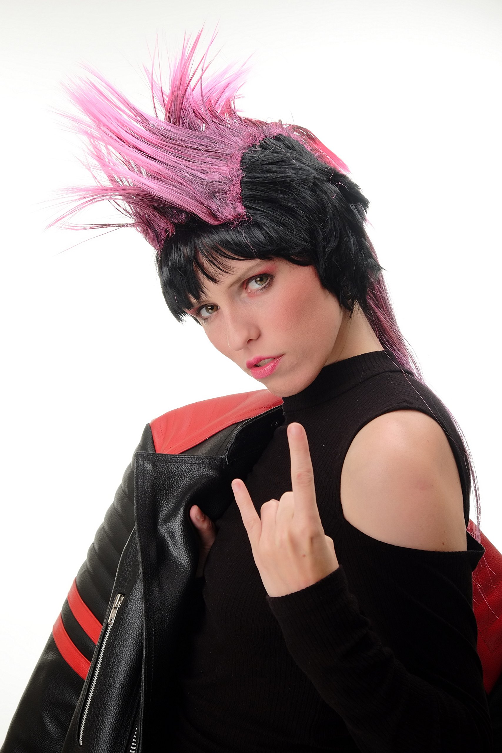 wig-me-up-pt0028-p103-pc5-per-cke-80er-iro-schwarz-pink-55-cm image 2