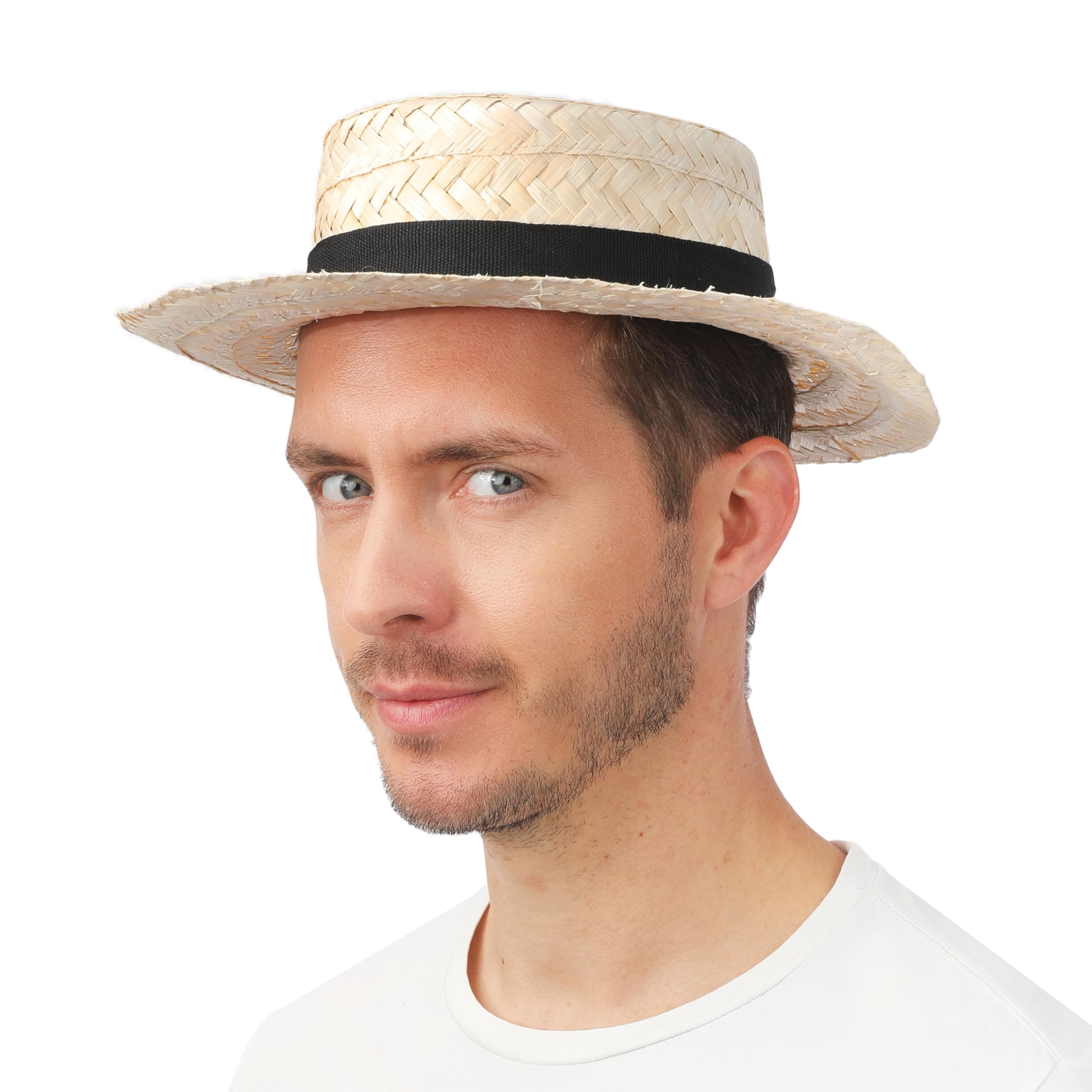 ptit-clown-27010-hut-stroh-canotier-erwachsene-beige image 6