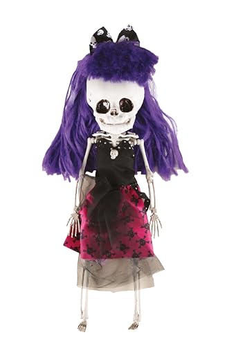 p-tit-clown-halloween-deko-punk-skelett-40-cm-rosa-frau image 5