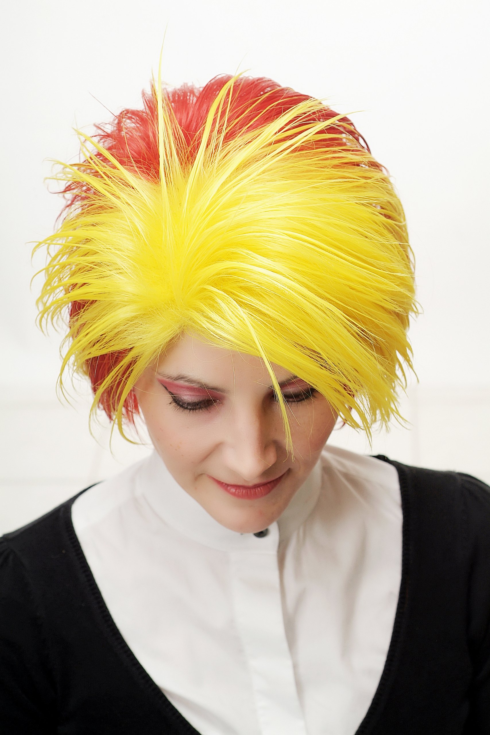 wig-me-up-sa055-cosplay-per-cke-rot-gelb-toupiert-f-r-damen-und-herren image 5