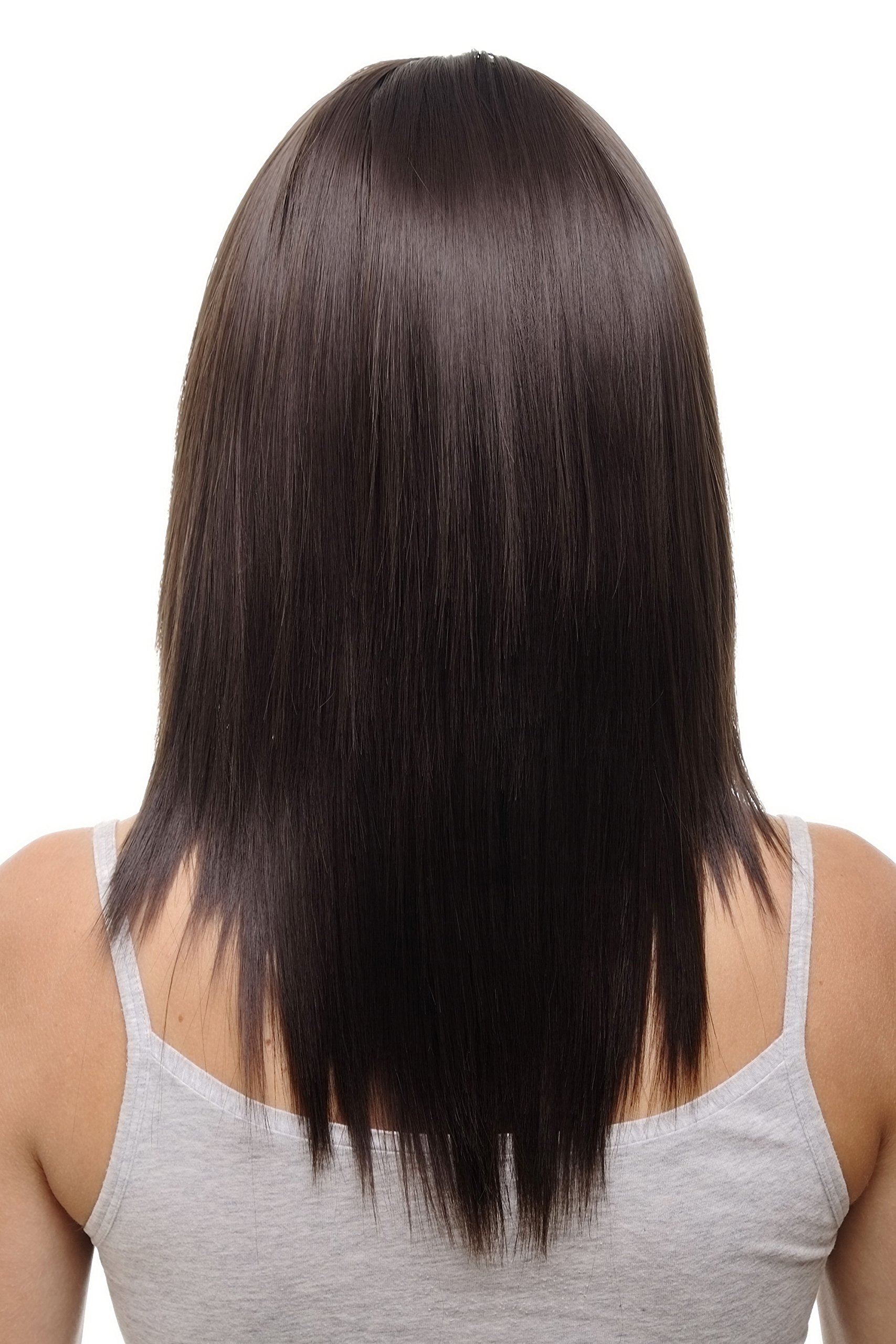 wig-me-up-hd1401-3-clip-in-haarteil-3-4-per-cke-dunkelbraun-50-cm image 5