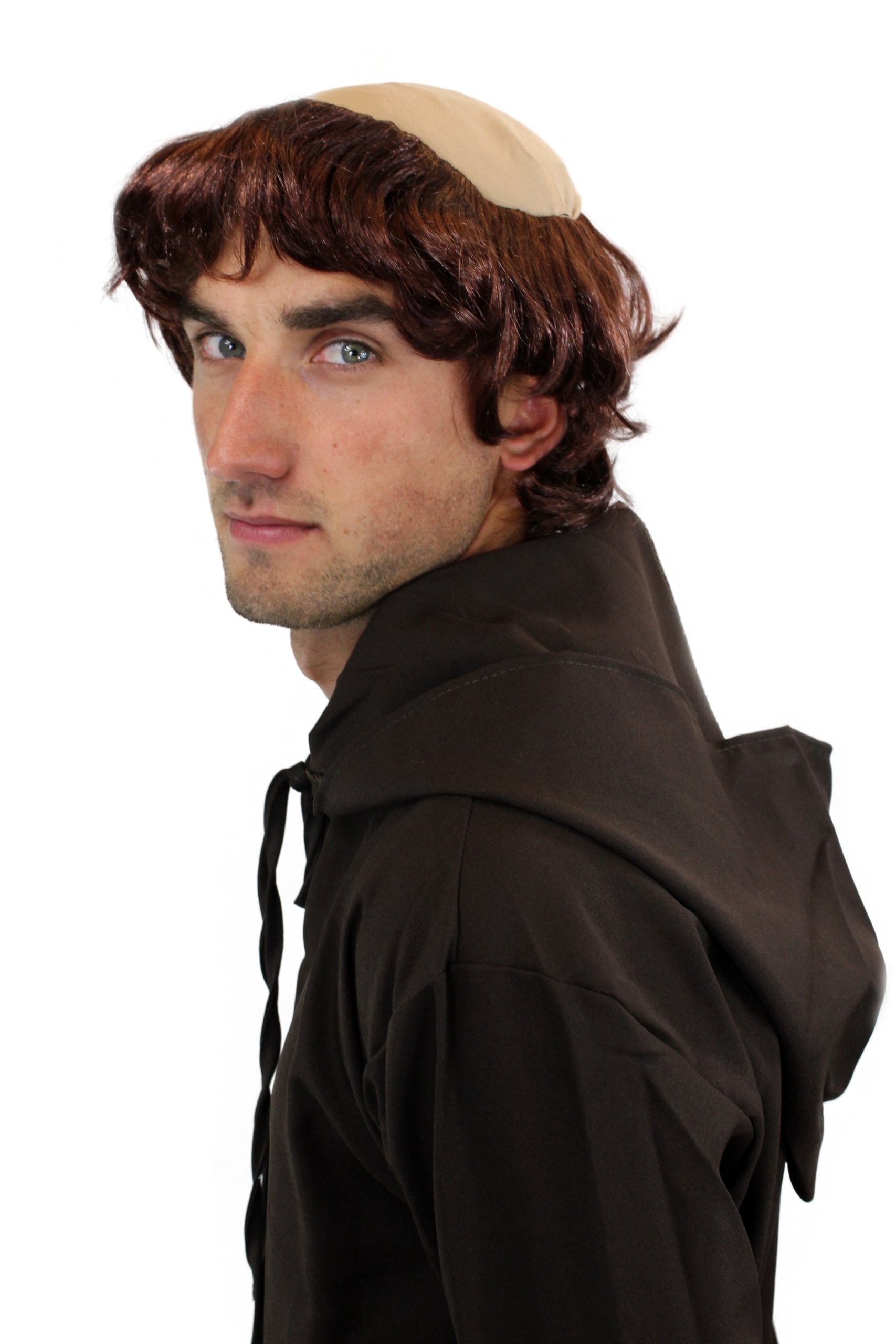 wig-me-up-739-p33-per-cke-mittelalter-m-nch-tonsur-priester-braun image 4