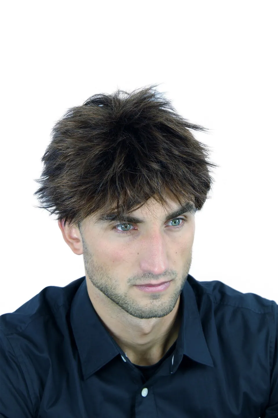 wig-me-up-wl-3031a-2-30-herrenper-cke-kurz-dicht-wild-dunkelbraun-rotbraun image 1