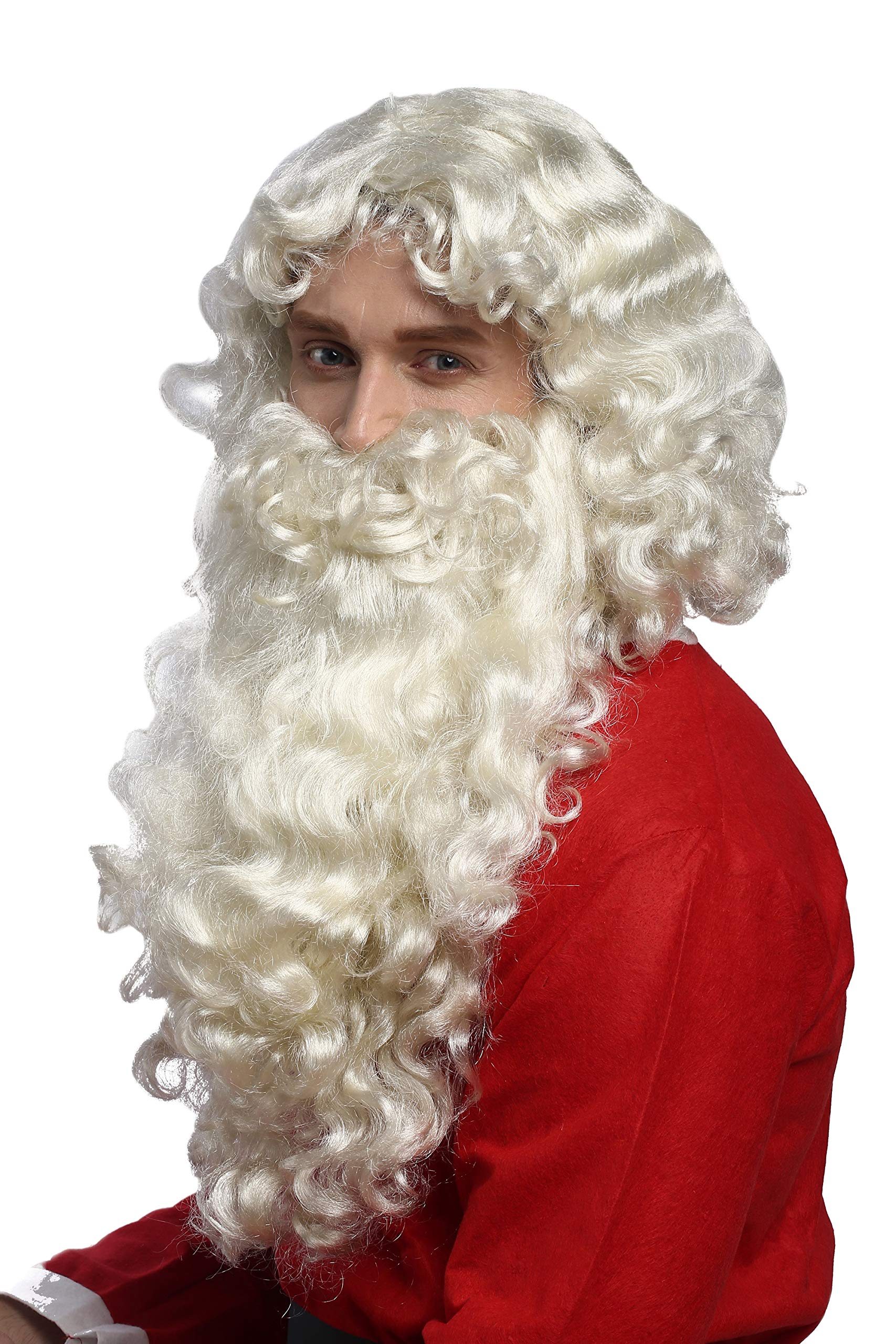 wig-me-up-46-a-b-za613-per-cke-und-bart-set-deluxe-weihnachtsmann-hellblond image 1