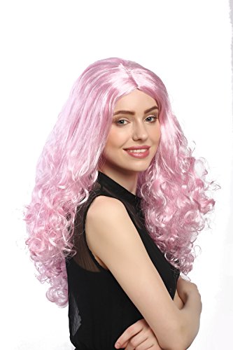 wig-me-up-mh-020-za28-per-cke-damen-lang-lockig-hell-pink-prinzessin image 8