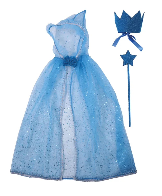 ptit-clown-zubeh-r-set-glitzerprinzessin-m-dchen-einheitsgr-e-blau image 1