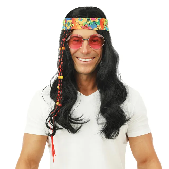 p-tit-clown-hippie-stirnband-mehrfarbig-kost-m-accessoire image 1