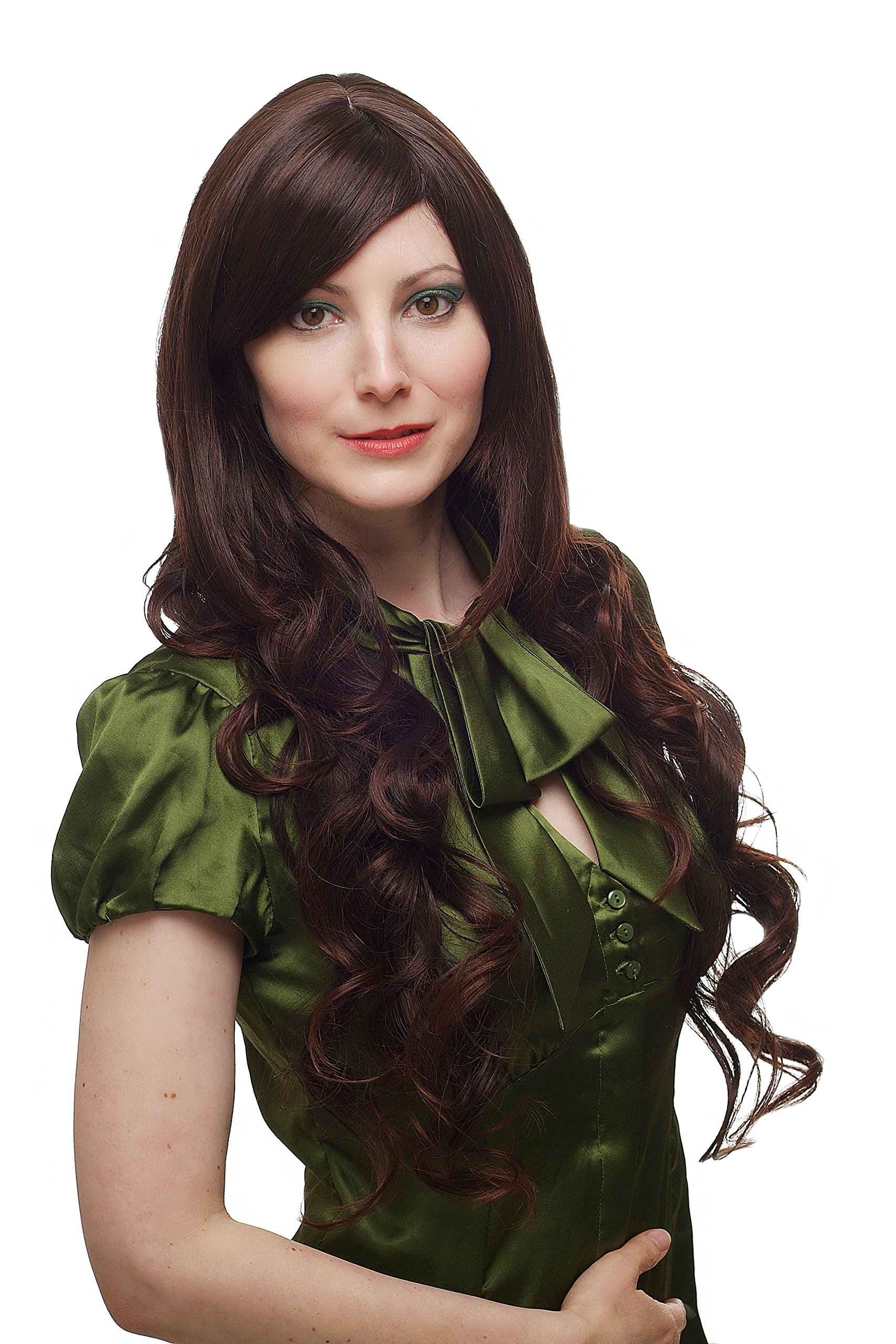 wig-me-up-h9550-2t33-damenper-cke-sehr-lang-mahagoni-75-cm image 1