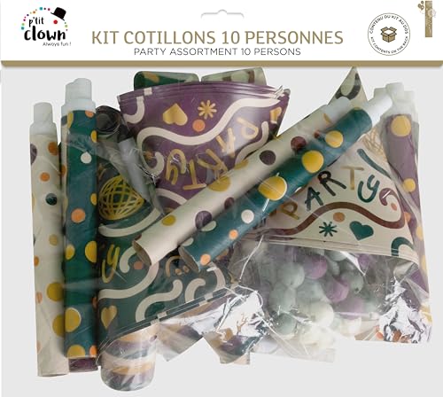ptit-clown-23444-party-set-f-r-10-personen-mehrfarbig image 5