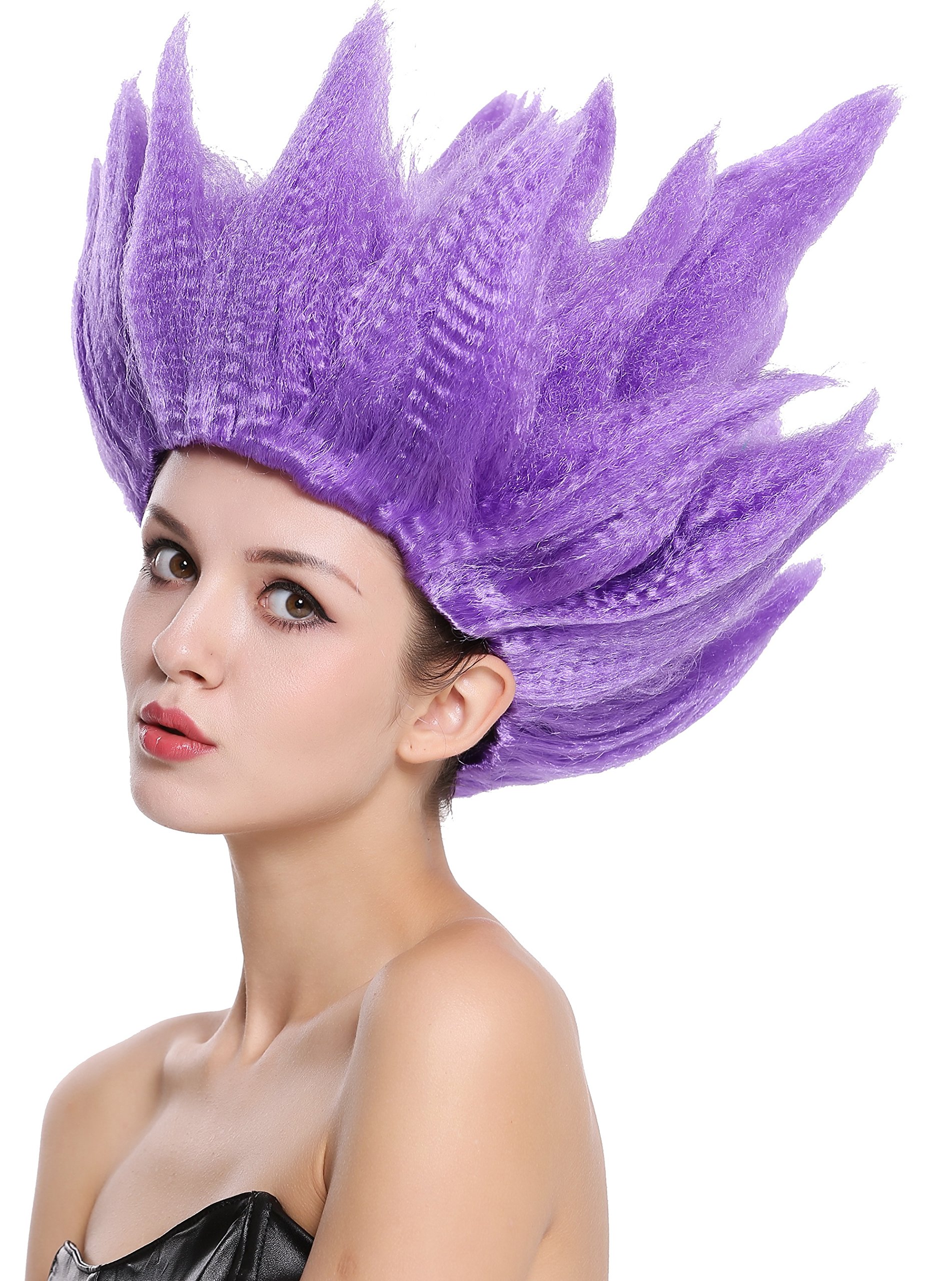 wig-me-up-91062-p08-party-per-cke-lila-hochtoupiert-30-cm-damen-herren image 4