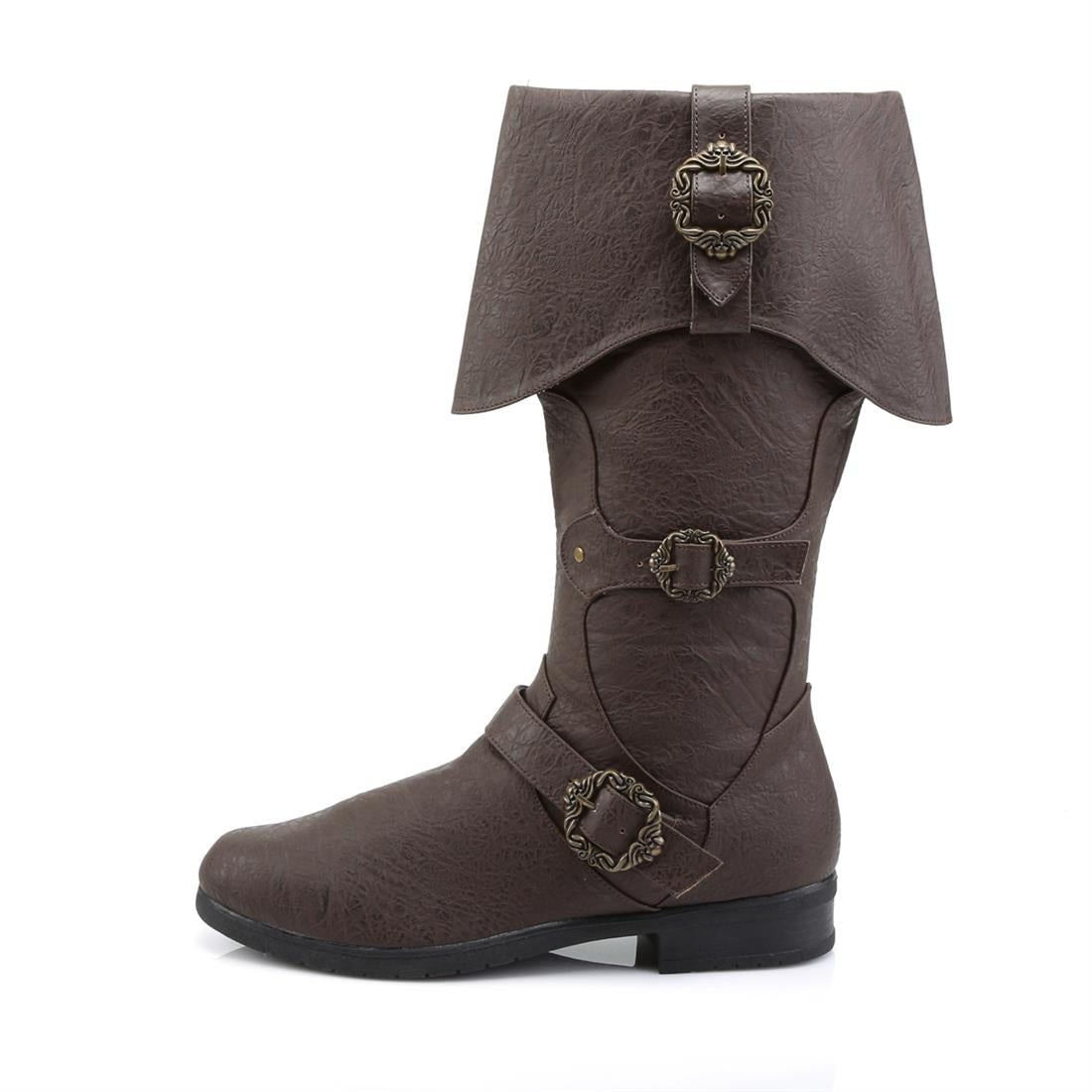funtasma-carribean-299-piraten-stiefel-kniehoch-mit-schnallen-f-r-damen image 3