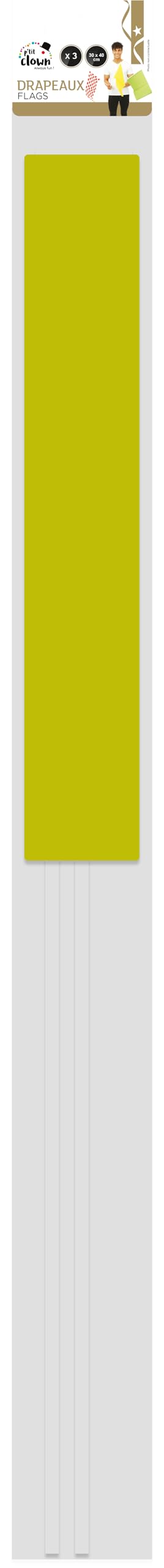 ptit-clown-flaggen-30-x-40-cm-gr-n-gelb-wei-gepunktet-3-st-ck image 4