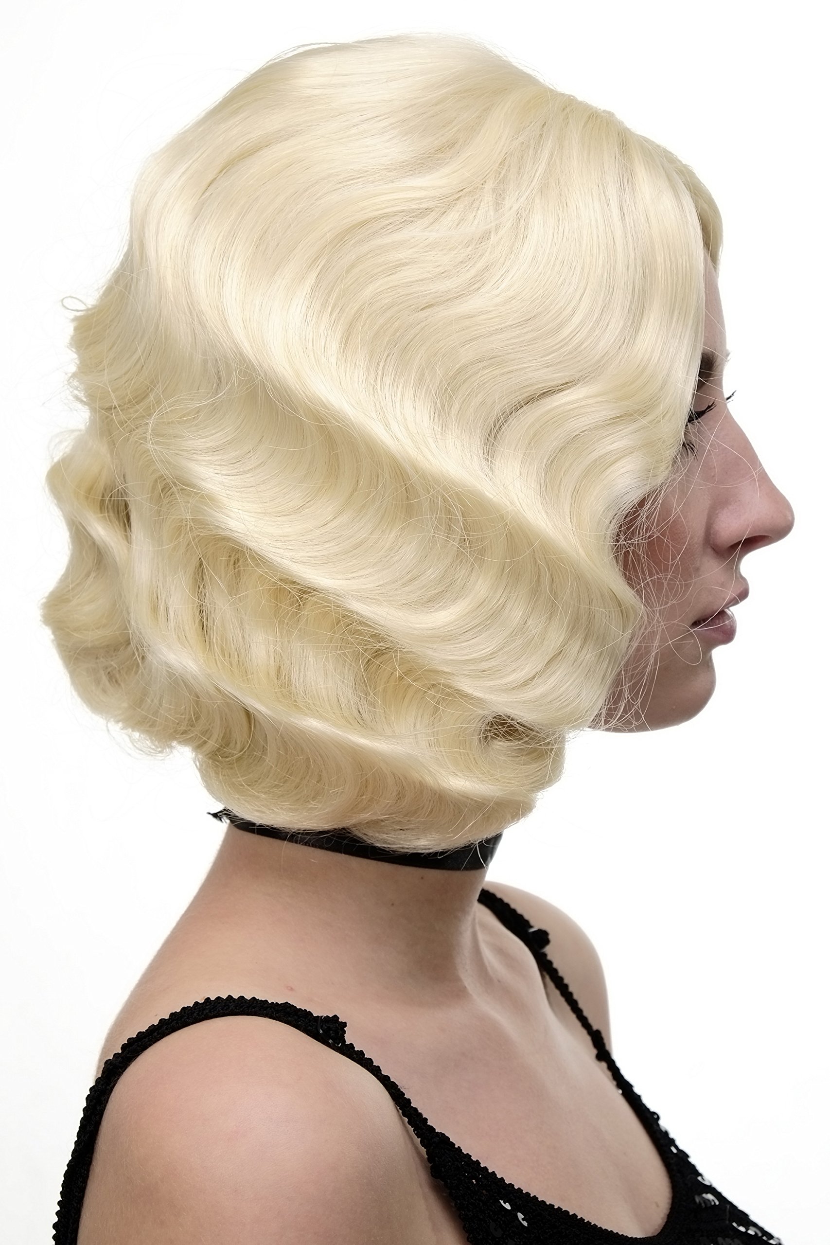 wig-me-up-gfw1726-88-damenper-cke-20er-charleston-lichtblond-gewellt-30-cm image 2