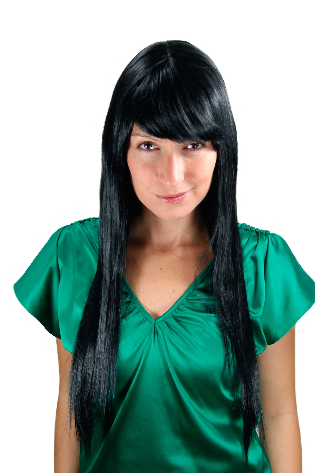 wig-me-up-la033-1-langhaar-per-cke-schwarz-glatt-70-cm-mit-pony image 1