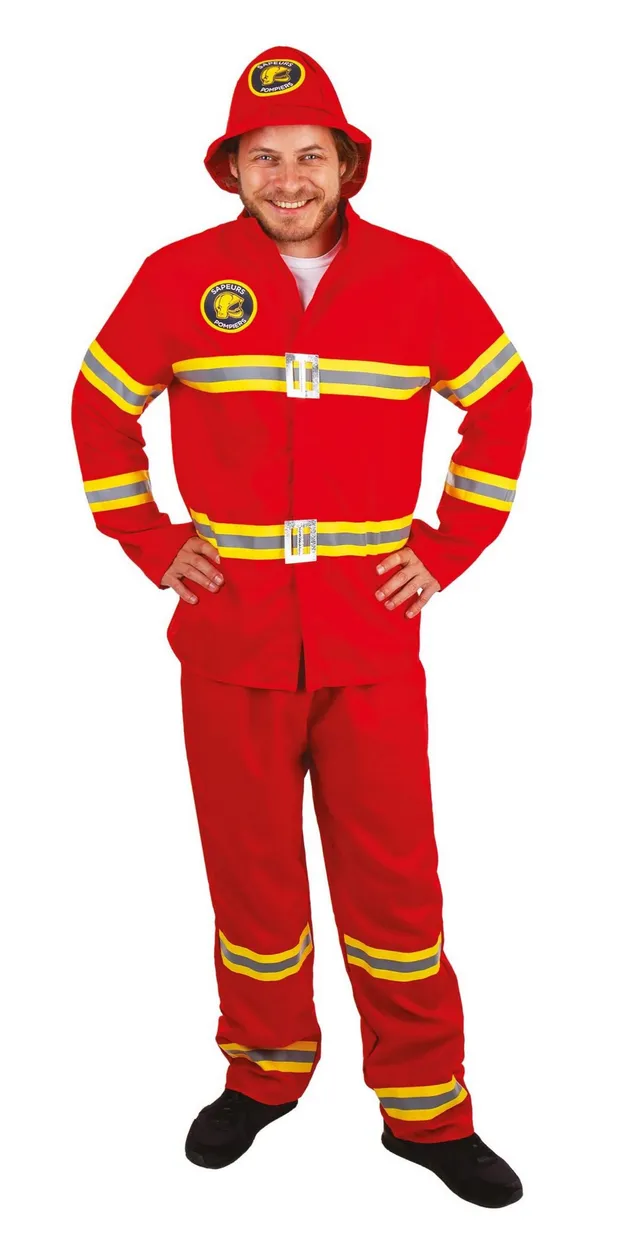 p-tit-clown-feuerwehrmann-kost-m-erwachsene-realistisch-polyester image 1