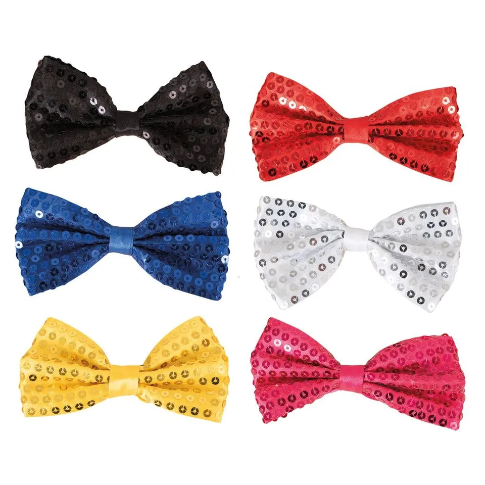 ptitclown-fliege-mit-pailletten-karneval-fliege-sortiert image 1