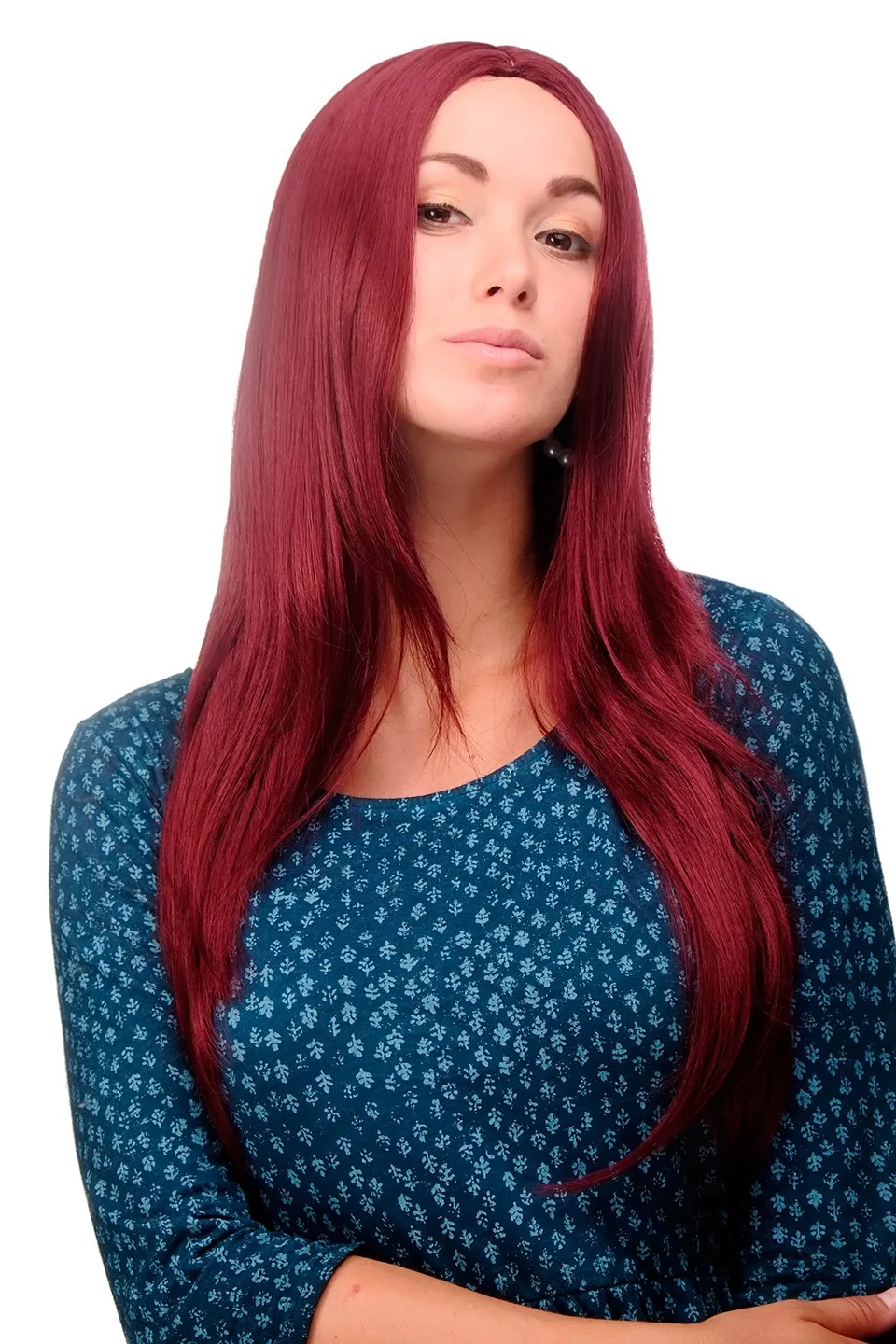 wig-me-up-3217-39-per-cke-sehr-lang-glatt-granatrot-80-cm image 1