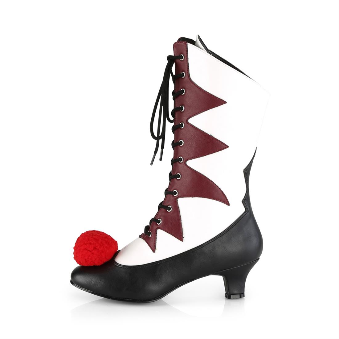 funtasma-it-120-damen-clown-stiefel-wei-bordeaux image 3