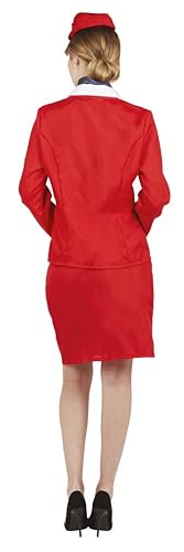 ptit-clown-flugbegleiterin-kost-m-rot-damen-gr-l-xl image 8