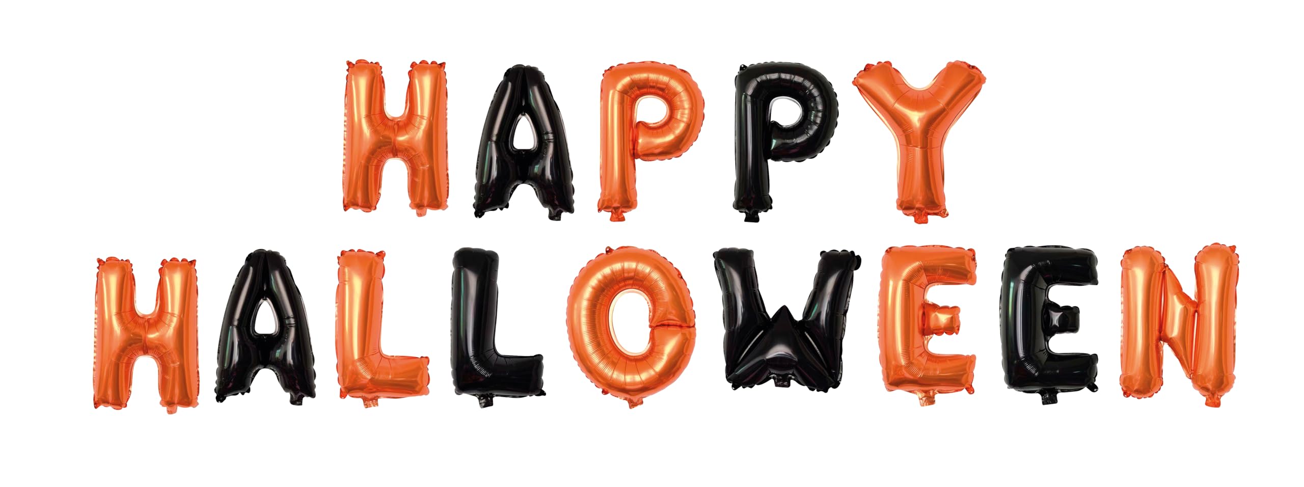 p-tit-clown-folienballon-happy-halloween-30-cm-orange-schwarz image 1