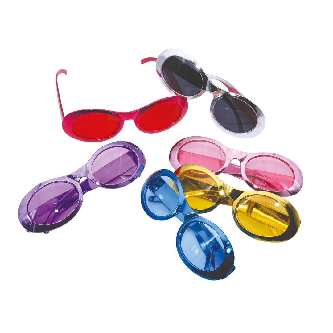 ptit-clown-24581-glitzerbrille-kunststoff-partybrille-mehrfarbig image 3