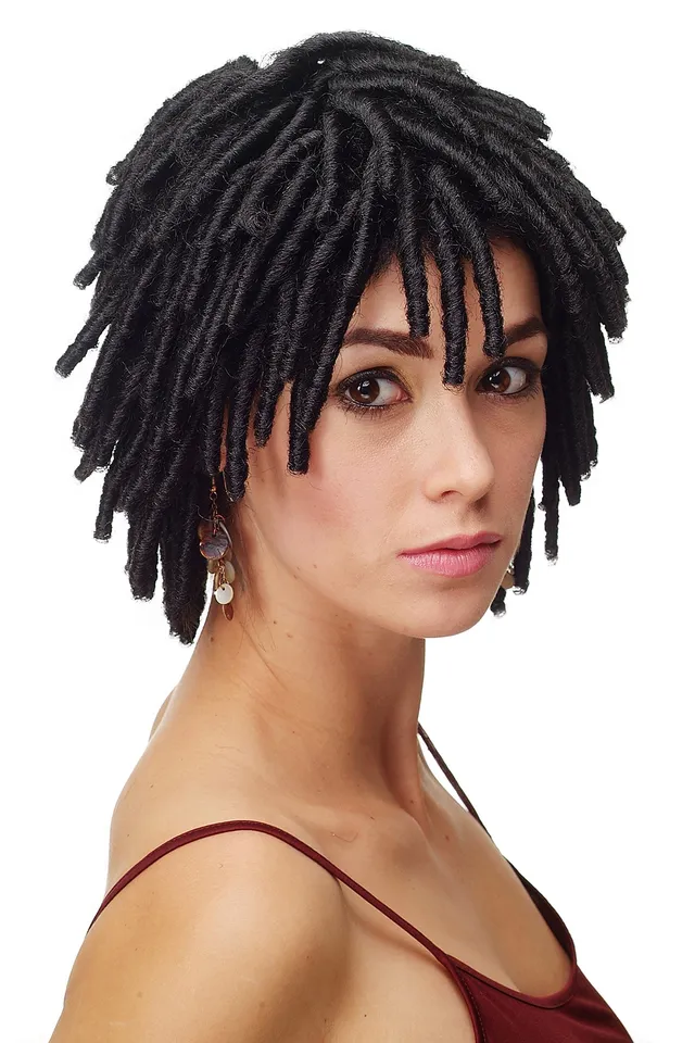 wig-me-up-dw409-1b-afro-per-cke-stark-gelockt-kurz-schwarz-30-cm image 1