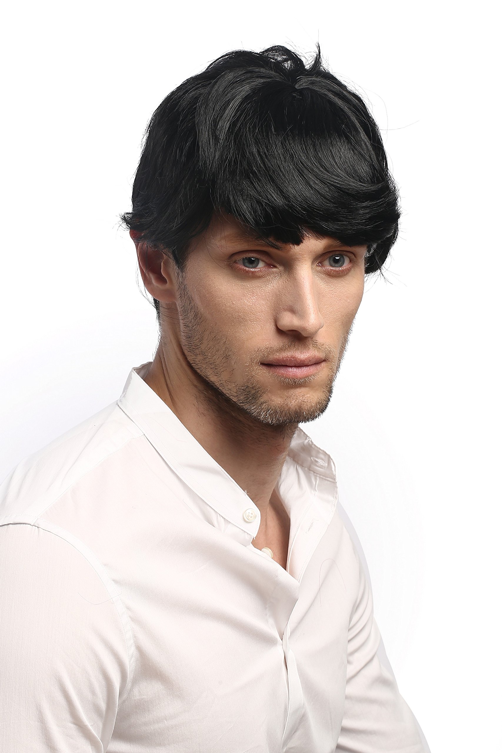 wig-me-up-91087-za103-herren-per-cke-kurz-schwarz-mit-pony image 4