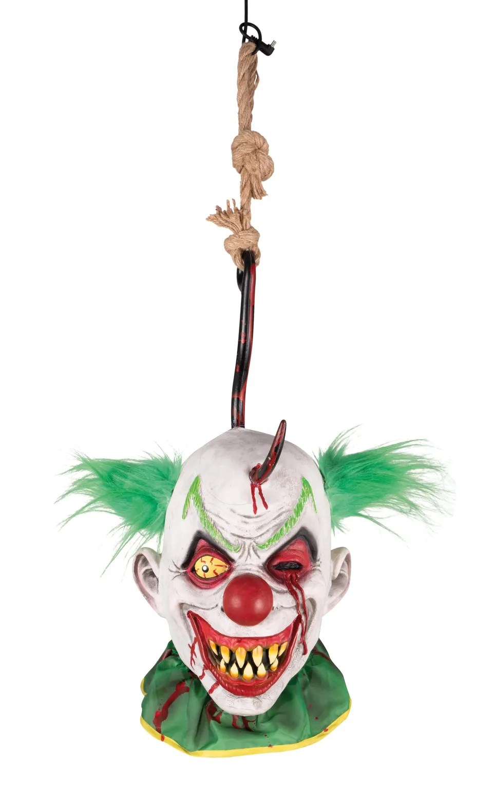 ptit-clown-h-ngeleuchte-clown-kopf-latex-gr-n image 1