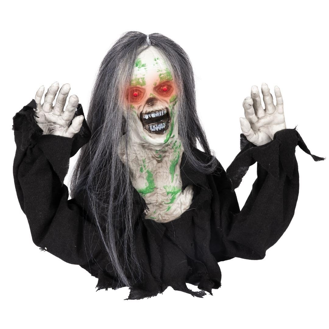 p-tit-clown-24077-animierter-kriechender-zombie-35-cm-mit-sound-licht image 1