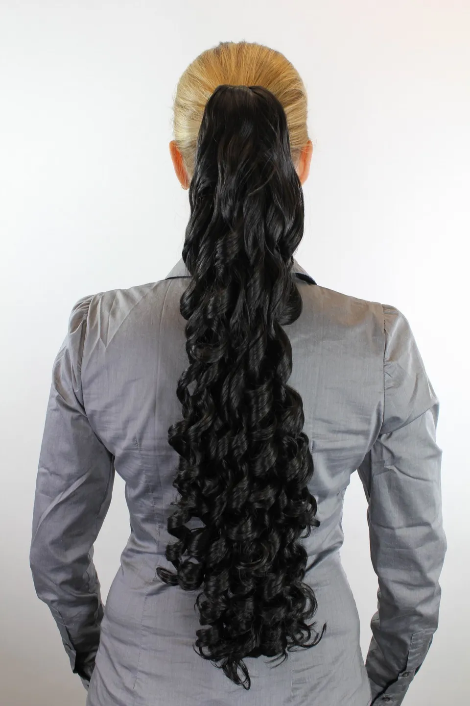wig-me-up-jl-3111-3-haarteil-zopf-dunkelbraun-spirallocken-ca-65-cm image 1