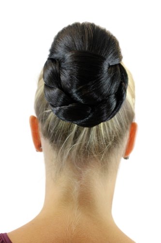 wig-me-up-evita-tc-2073-haarteil-geflochtener-dutt-zopf-schwarz image 8