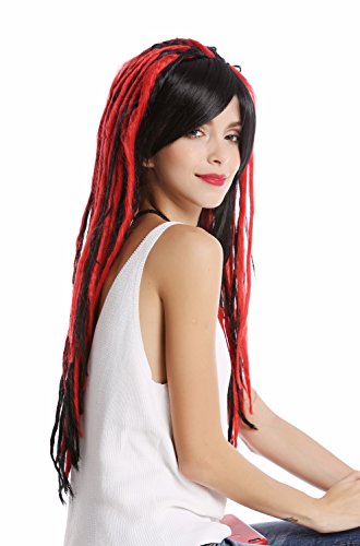 wig-me-up-dreadlocks-per-cke-schwarz-rot-70cm-gf-w2416 image 8