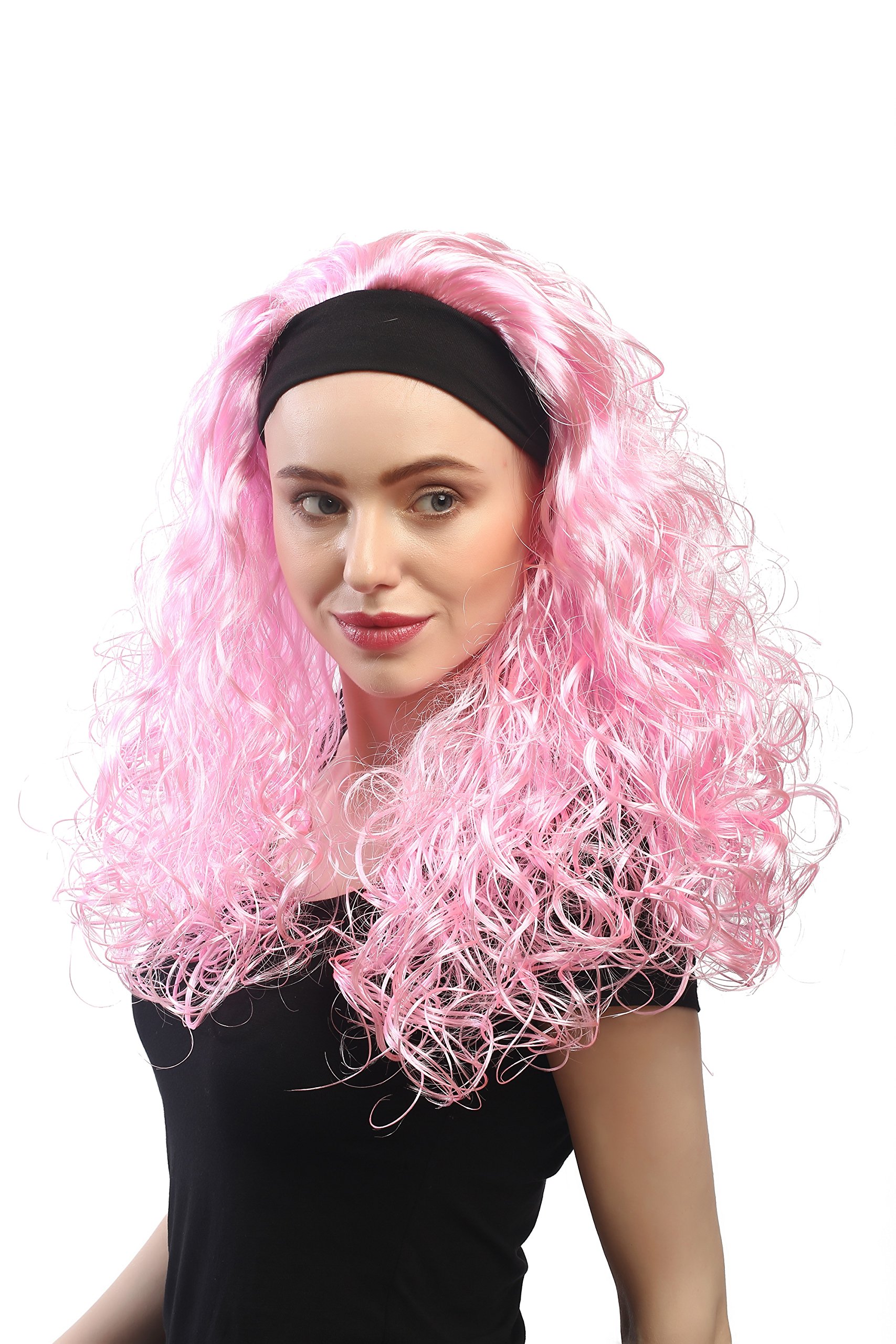 wig-me-up-dh1552-pc28-per-cke-damen-lang-volumen-locken-hellpink-rosa-80er-mit-s image 3