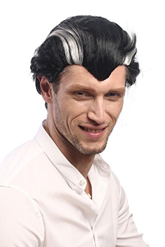 wig-me-up-herrenper-cke-xh-820-za103-za68a-vampir-dracula-schwarz-grau-kurz-ca-2 image 5