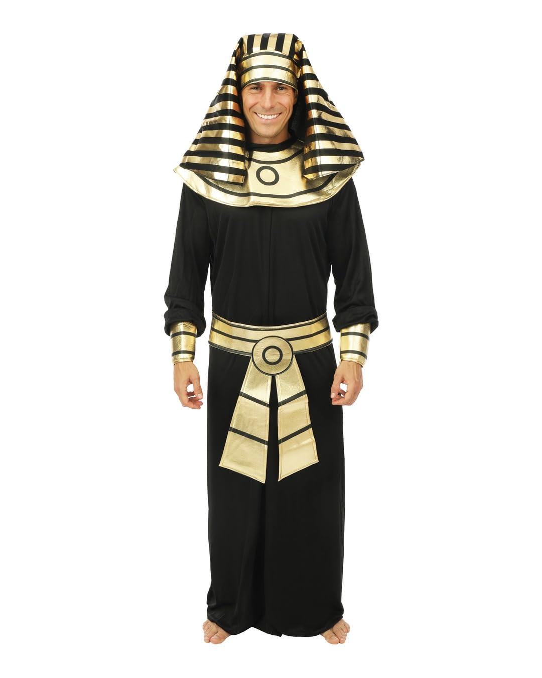 ptit-clown-pharao-tutanchamun-kost-m-herren-schwarz image 1