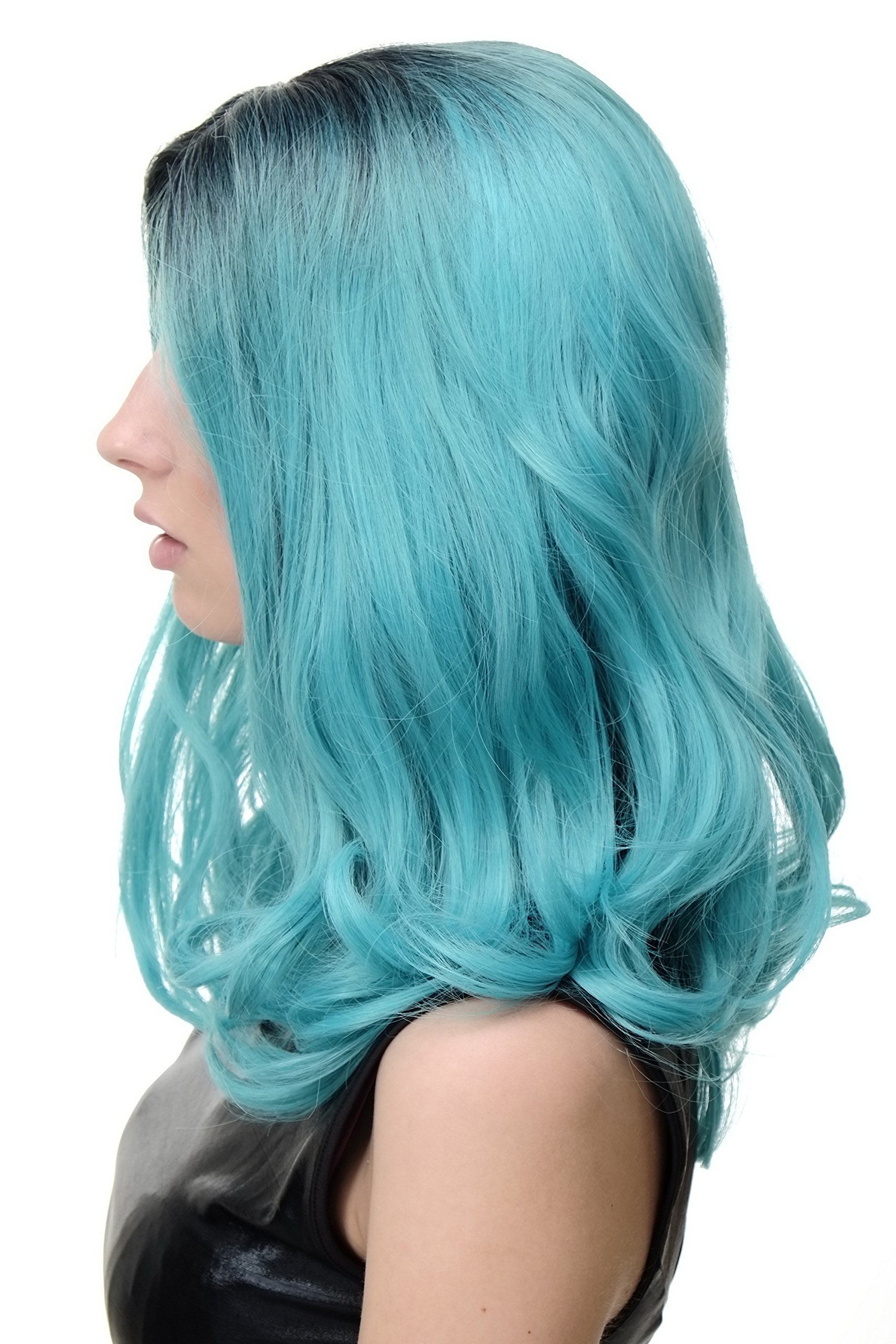 wig-me-up-gfw1828-t5126-ombre-cosplay-per-cke-schwarz-t-rkis-50-cm image 5