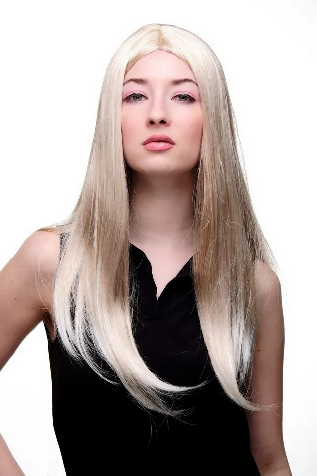 wig-me-up-sa-151-damenper-cke-lang-glatt-erdbeerblond-platin-mittelscheitel-60-c image 1