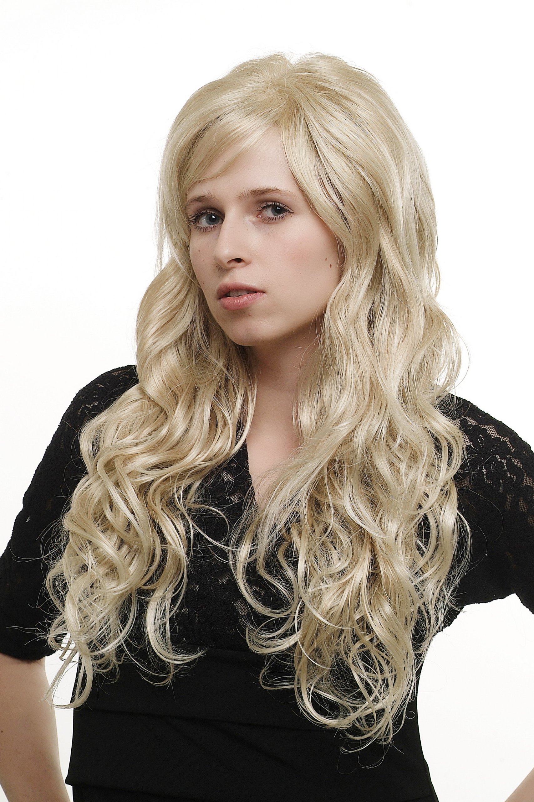 wig-me-up-sa027-27t613-damenper-cke-lang-blond-gelockt-mit-platin-spitzen image 1