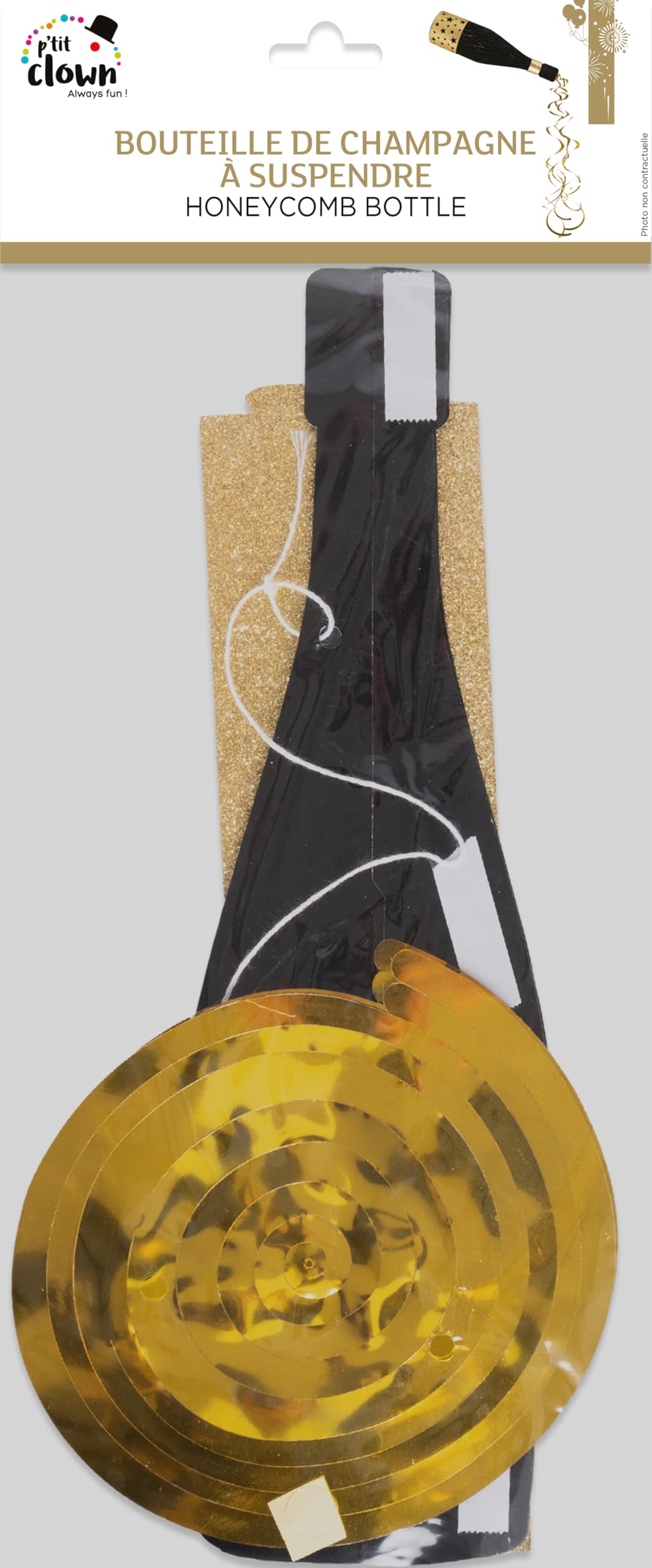 ptit-clown-waben-deko-champagnerflasche-gold image 3