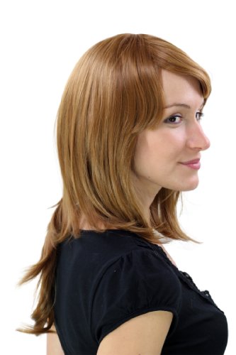 wig-me-up-yzf-7020-27-damen-cosplayper-cke-dunkelrotblond-zopf-scheitel-60-cm image 5