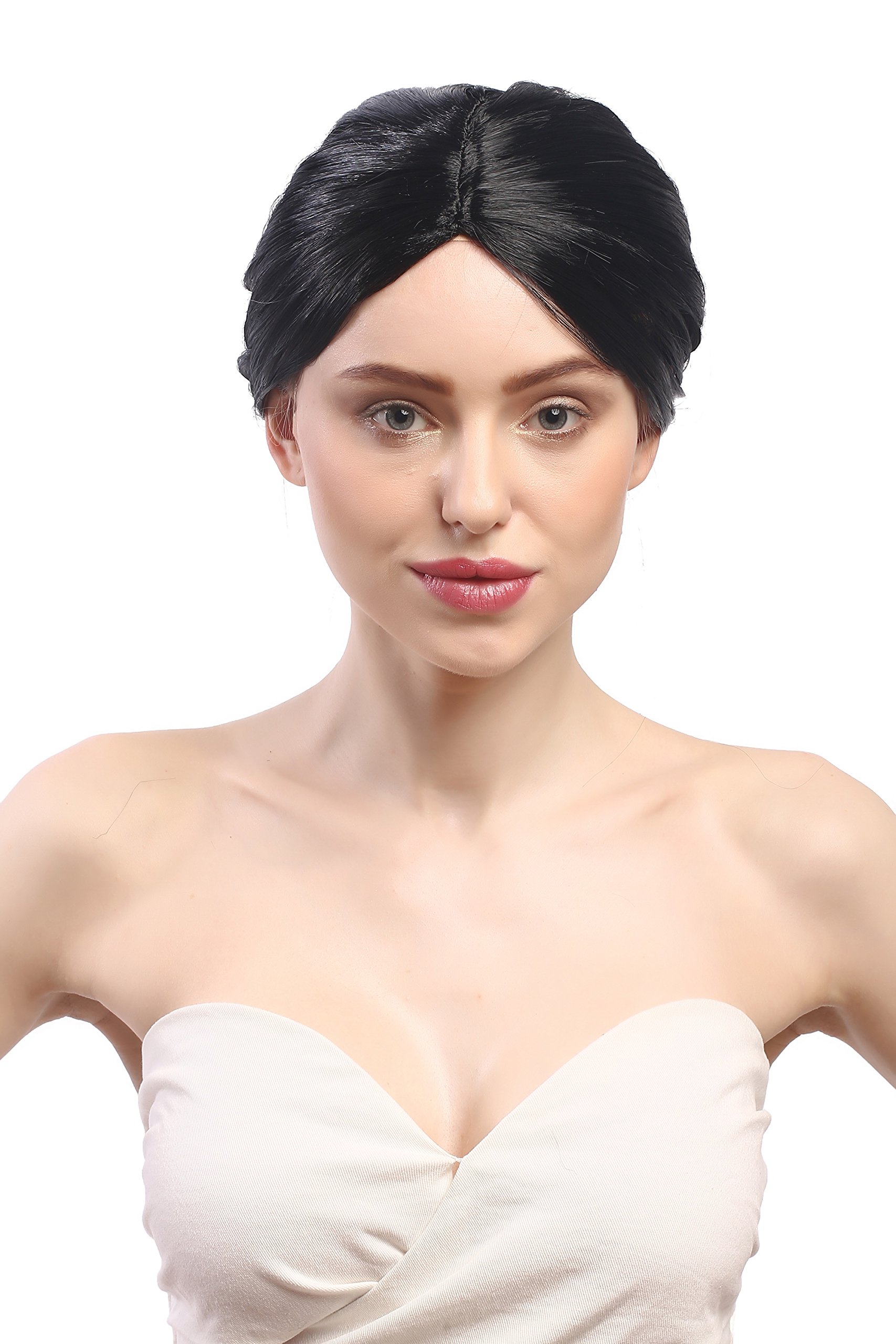 wig-me-up-68127-p103-ballerina-dutt-per-cke-schwarz-streng-mit-haarknoten image 4