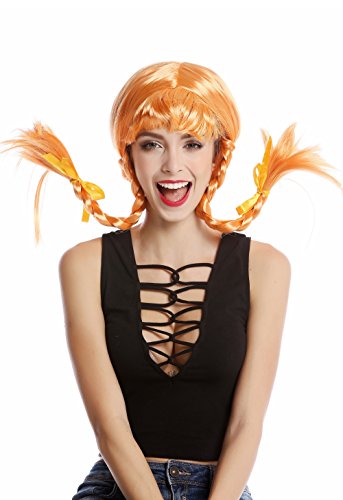 wig-me-up-ddh-t8175-pc21-damen-per-cke-freche-g-re-orange-z-pfe-40-cm image 5