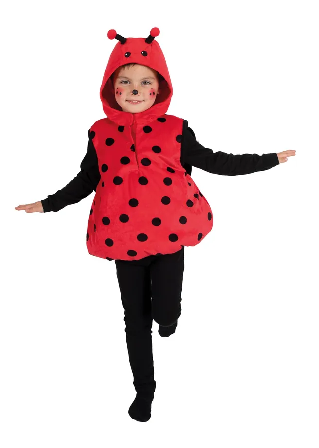 p-tit-clown-insekt-kinderkost-m-overall-mit-kapuze-biene-marienk-fer image 1