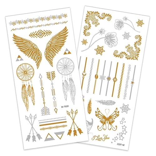 ptit-clown-tattoos-gold-silber-ii-23740-tempor-r-tattoos image 7