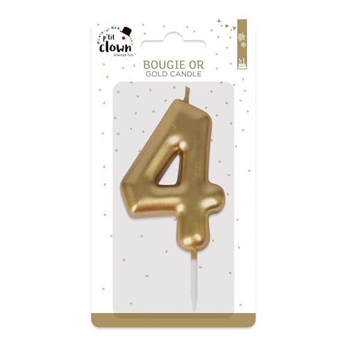 ptit-clown-23934-goldkerze-zahlenkerze-zahl-4-geburtstag image 8