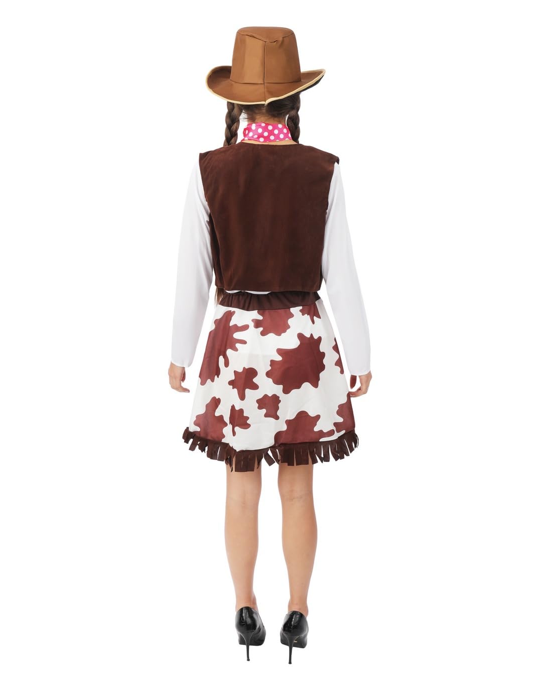 p-tit-clown-cowgirl-kost-m-damen-braun-polyester image 4