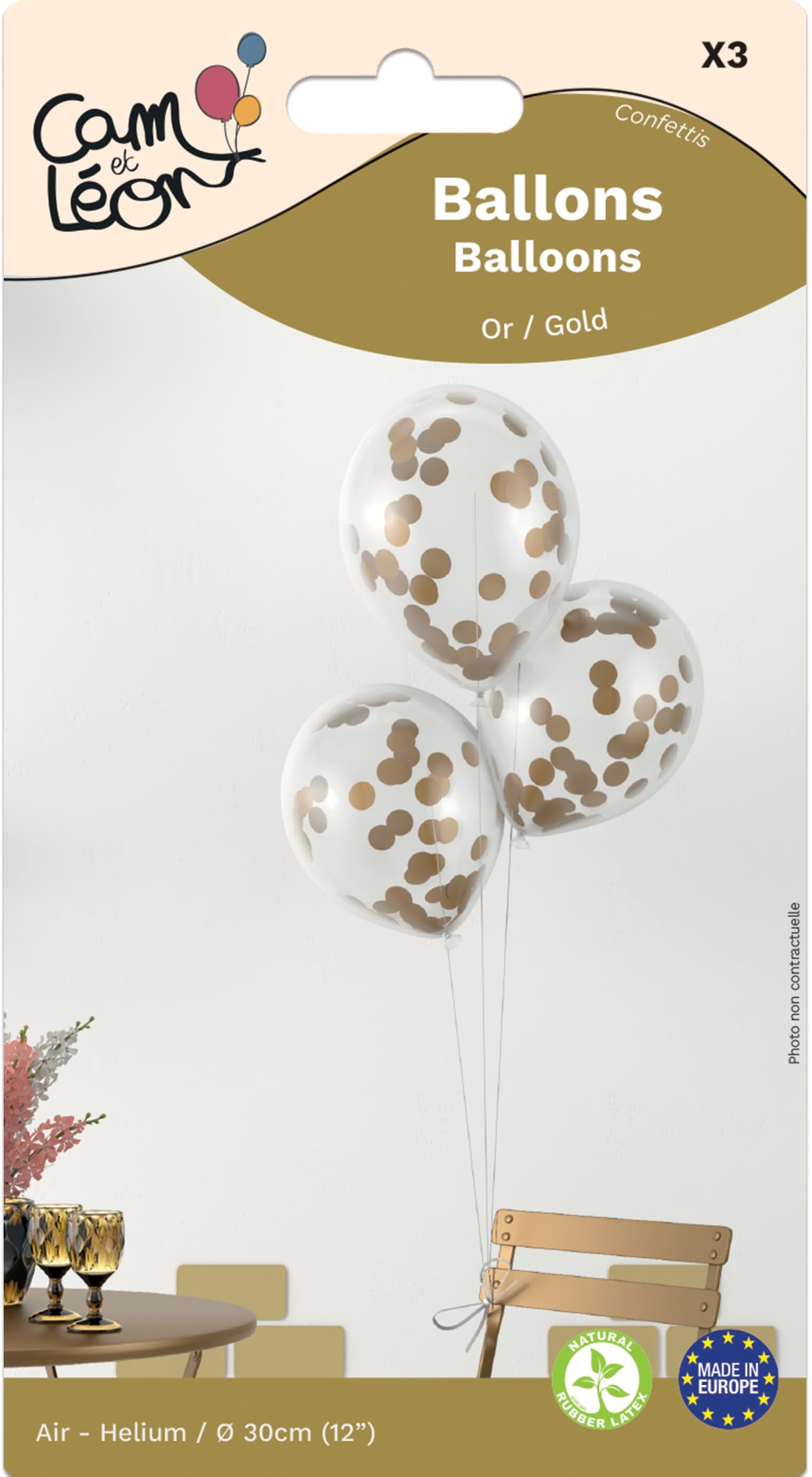 p-tit-clown-22441-konfettiballons-30-cm-gold-3er-set image 3