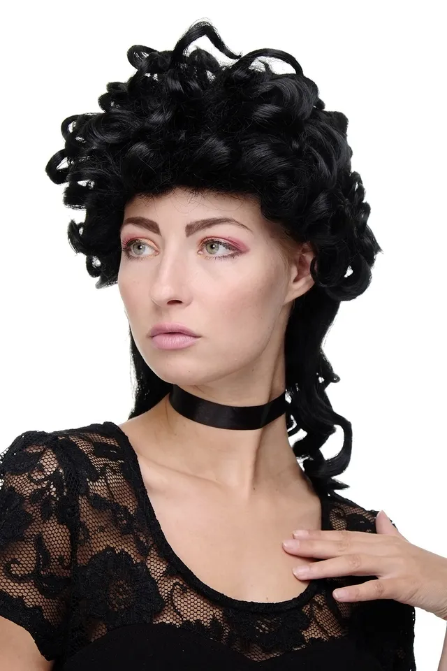 wig-me-up-gfw1702-1-barock-per-cke-schwarz-locken-45-cm image 1